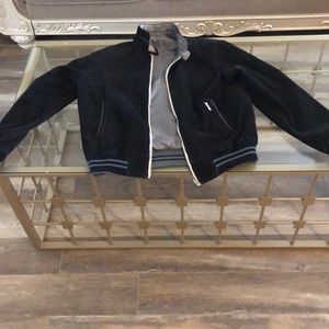 Reversible vintage bomber jacket